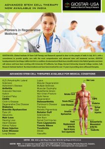 GIOSTAR Stem Cell Therapy Flyer English
